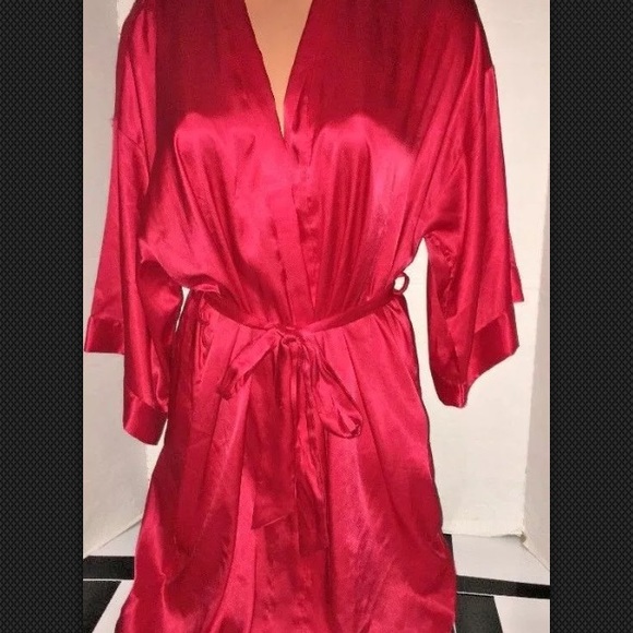Victoria's Secret Other - Vintage Victoria's Secret Silky Satin Bath Robe